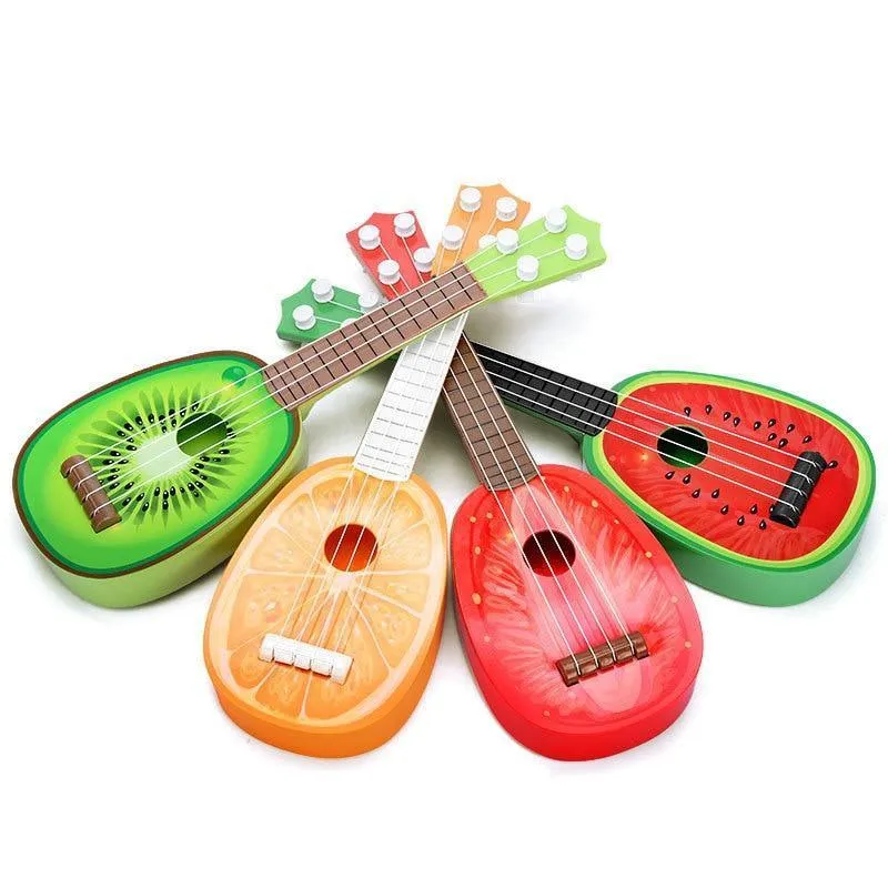 Mini Ukulele Fruit Play Musical Instruments Toys