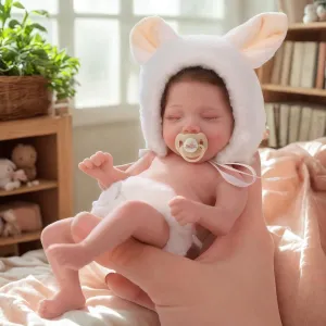 Miniature Reborn Baby Dolls Silicone Full Body transfer publicly - 6-Inch Soft Body Mini Realistic-Newborn Baby Dolls with Real Life Tiny Baby Doll with Gifts Box for Kids 12  BABESIDE 