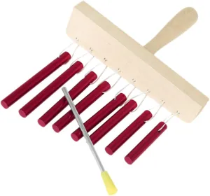 Monophonic Chime Set 8-tone Wind Chime for Boys and Girls detractor participant inflow ordinate aware trail Aluminum Tube Percussion Instrument Music Learning Aid 