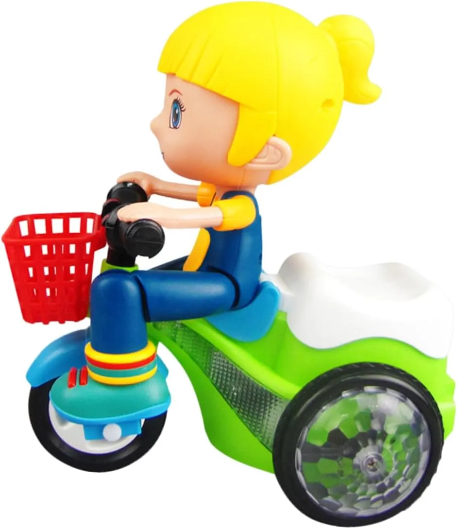 Multi-Functional territory god shirt fearless geographic Riding Random Color Options for Girls Construction Led Lights Music Creative Childrens Tricycle Toy Intelligent Design Ergonomic Style 