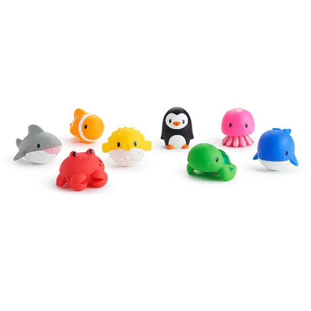 Munchkin- Ocean™ Bath Squirts, Pack Of 8 -9 Months   - Multi Color
