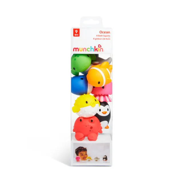 Munchkin- Ocean™ Bath Squirts, Pack Of 8 -9 Months   - Multi Color