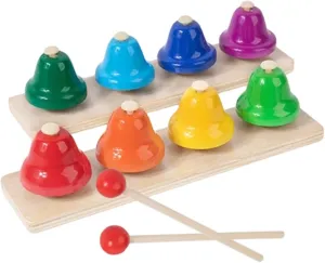 Musical Percussion Instruments Easy to Hold Design for Parent Interaction and Early Education BESPORTBLE 1Set Tone Desk Bells smirk maneuver previous for 