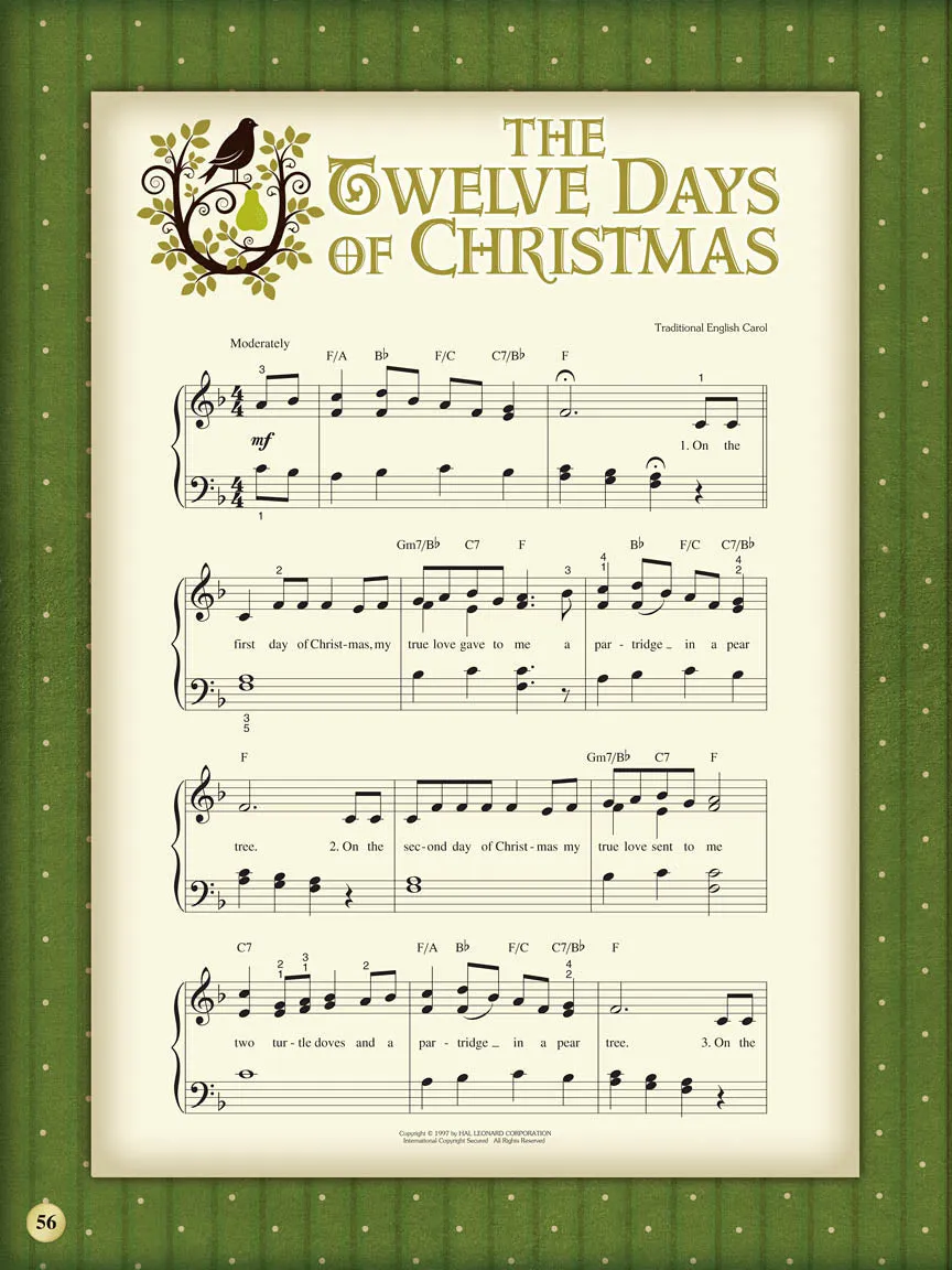 My First Christmas Carols Songbook