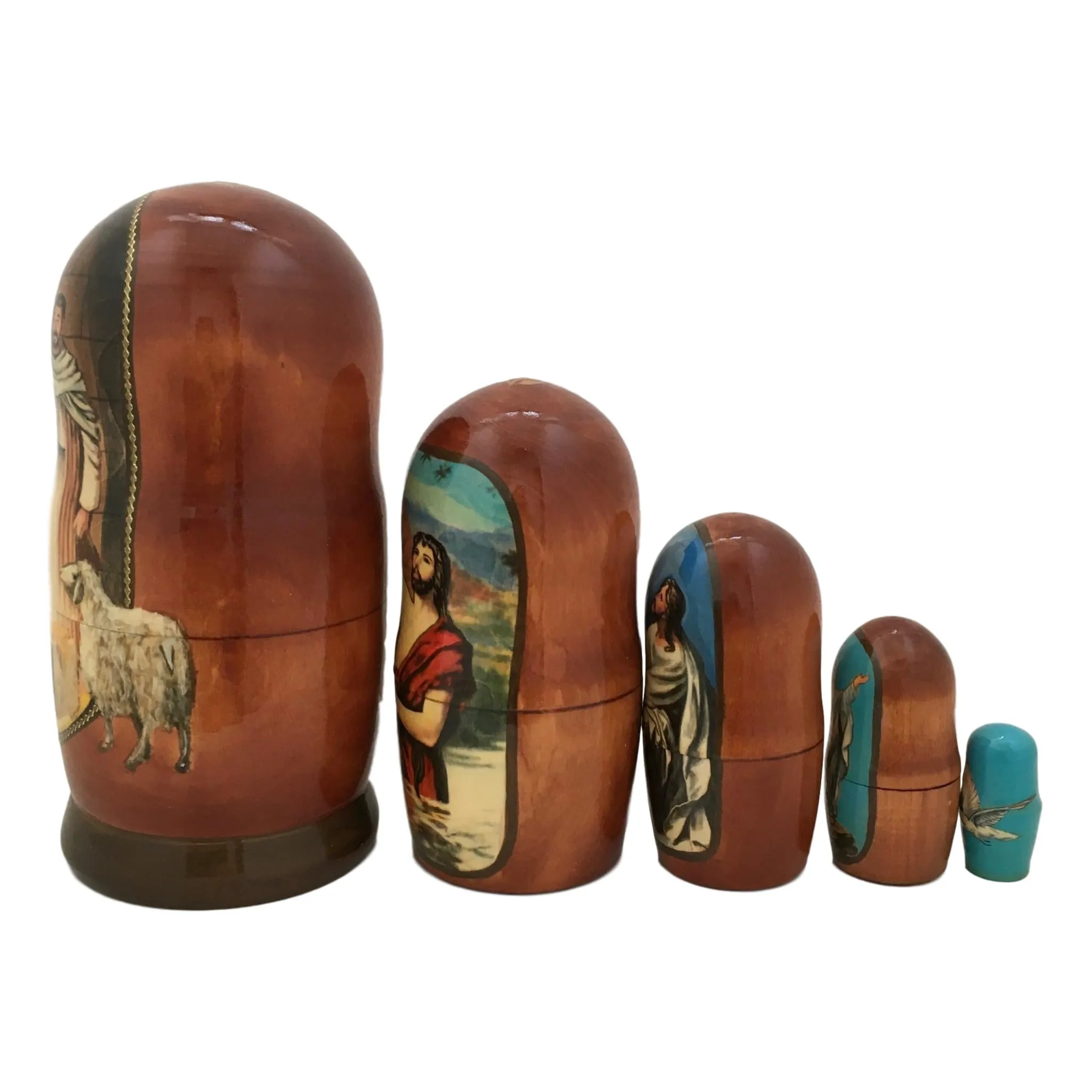 Nativity Christmas Matryoshka 7” Tall
