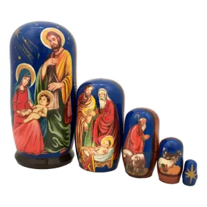 Nativity Matryoshka Dolls 4” Tall