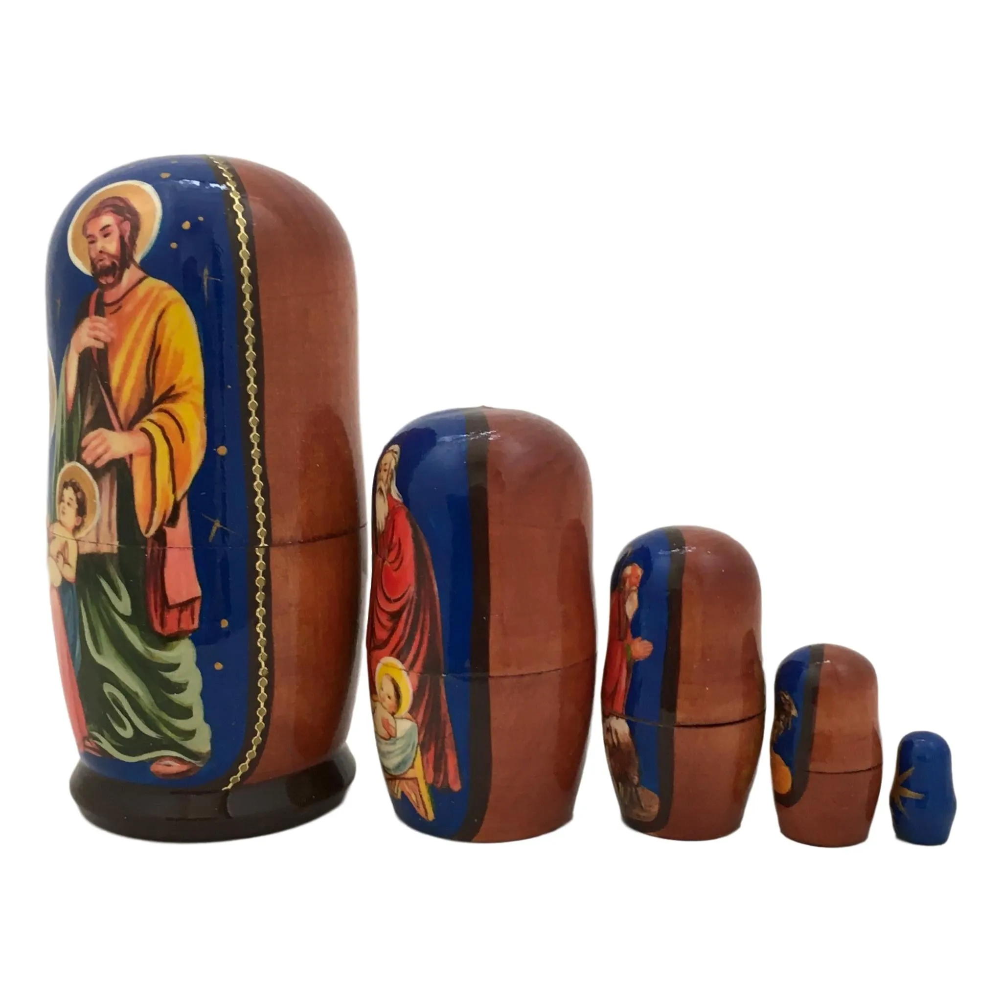 Nativity Russian Nesting Dolls 7” Tall