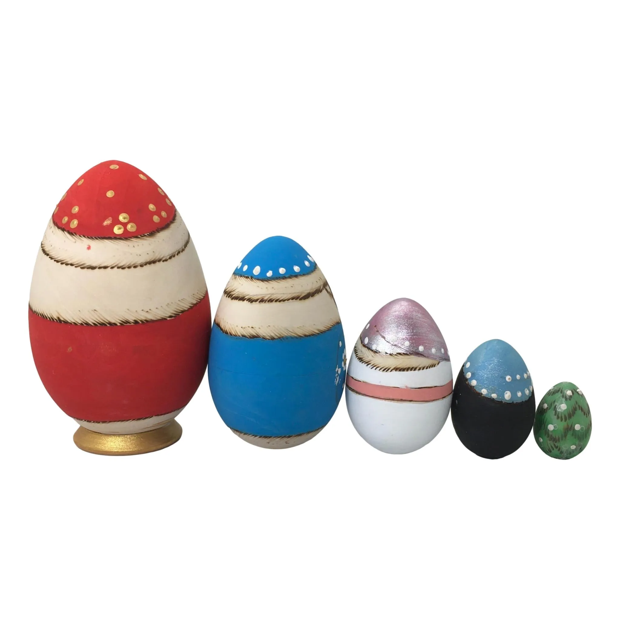 Nesting Santa Claus Set of 5