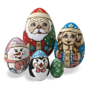Nesting Santa Claus Set of 5