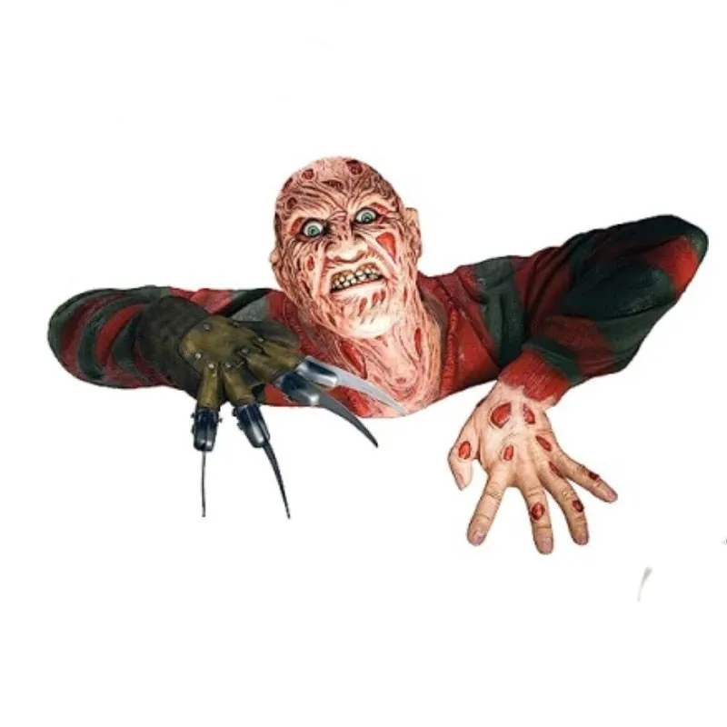 Nightmare Freddy Krueger Tomb Walker Wall Hanging Resin Crafts Halloween Horror Dolls Spooky Ambiance Party Holiday Decoration