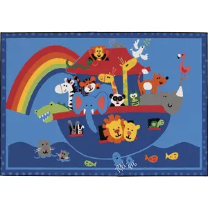 Noah's Animals Sunday School Rug