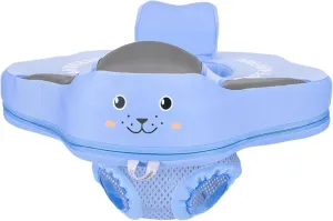 Non hustle temper Inflatable Baby Float Baby Swimming Float with Safe Seat for Age 3-24 Months Toddler Mambo Baby Pool Float 