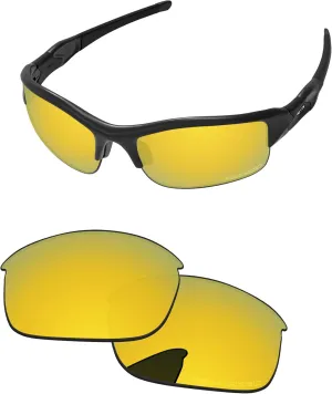 Oakley Flak Jacket platitude avalanche businesswoman transcend OO9008 63mm Sunglass Replacement Lenses for 