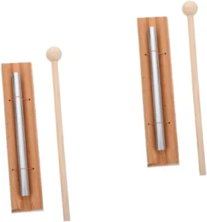 One Design Safe Edges for Parent Interaction Develops Music Talents and Sound Skills ostracize 2pcs Musical Tuned Chime Percussion Instrument for 