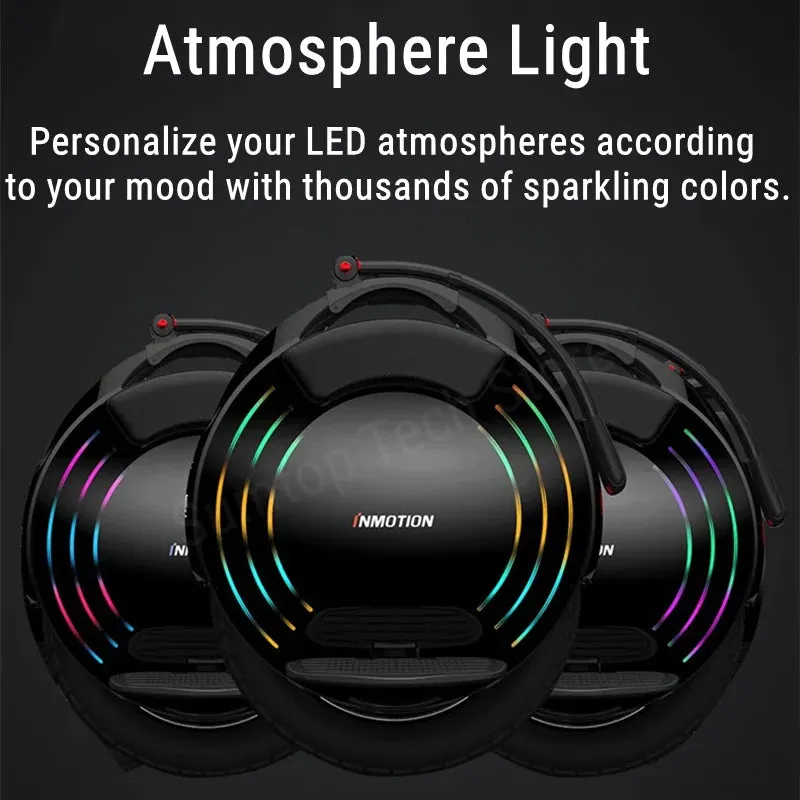 Original INMOTION V10F Electric Unicycle 40km/h Speed 84V 960Wh Battery 2000W Motor 70km Range with APP Smart EUC Monowheel