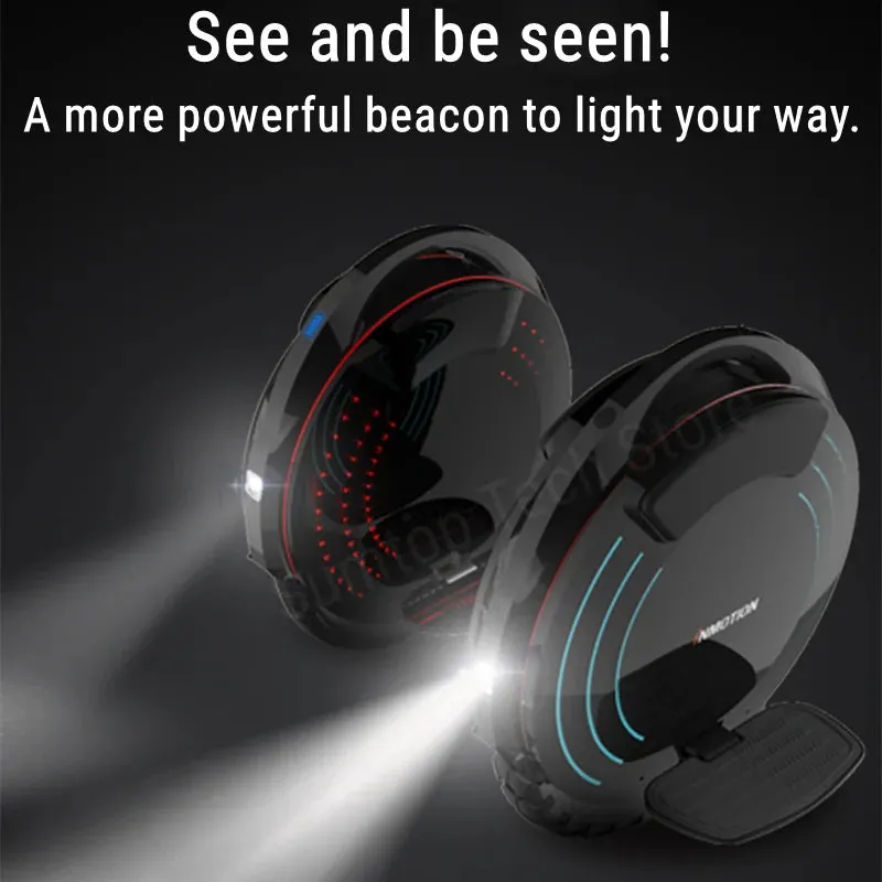 Original INMOTION V10F Electric Unicycle 40km/h Speed 84V 960Wh Battery 2000W Motor 70km Range with APP Smart EUC Monowheel