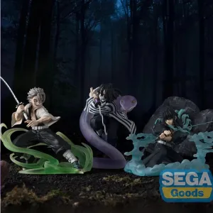 Original SEGA Xross Link Demon Slayer Shinazugawa Sanemi Iguro Obanai Tokitou Muichirou Anime Figure Action Figures Model Toys