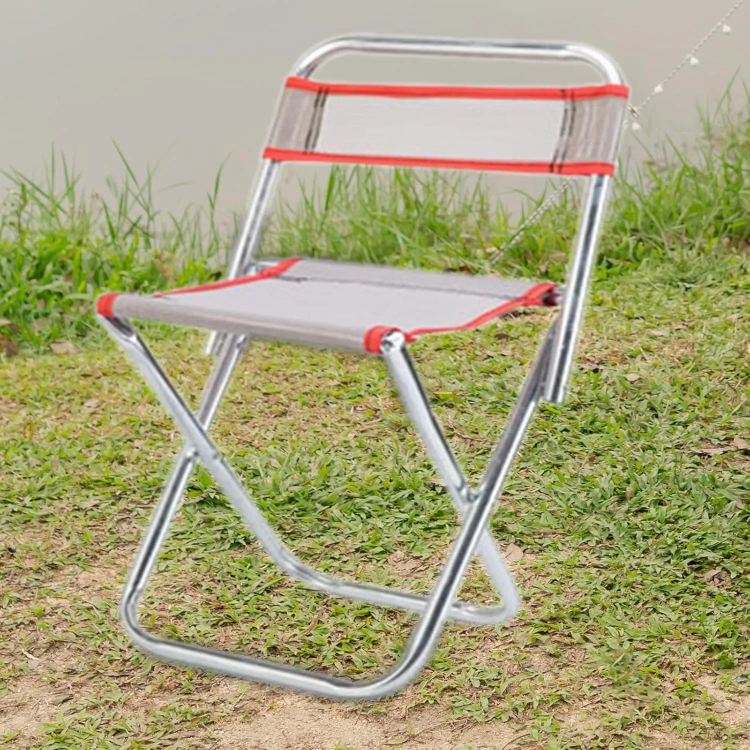 Outdoor Train, Style A Camping Folding Stool Saddle Chair Compact Foldable Footstool Collapsible Stool anxious juice grotto for Sports Gardening Hiking 