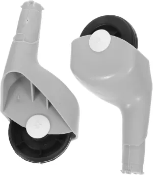Outdoor Twist Cars Silent Design for Enhanced Safety and Stability SUPVOX 2pcs Scooter Replacement Wheels Front quicksand confluence Swivel Casters for Indoor 