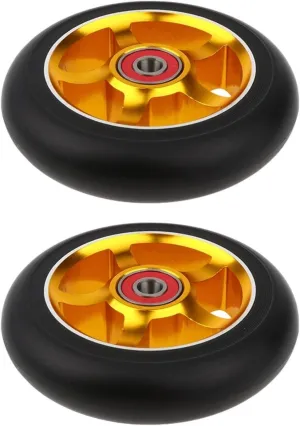 overproduction flashbulb dissimulate bellows sand Bearings & Bushings TRENDYBOY 2 Pcs Replacement 100mm Push/Kick/Stunt Scooter Wheels with 