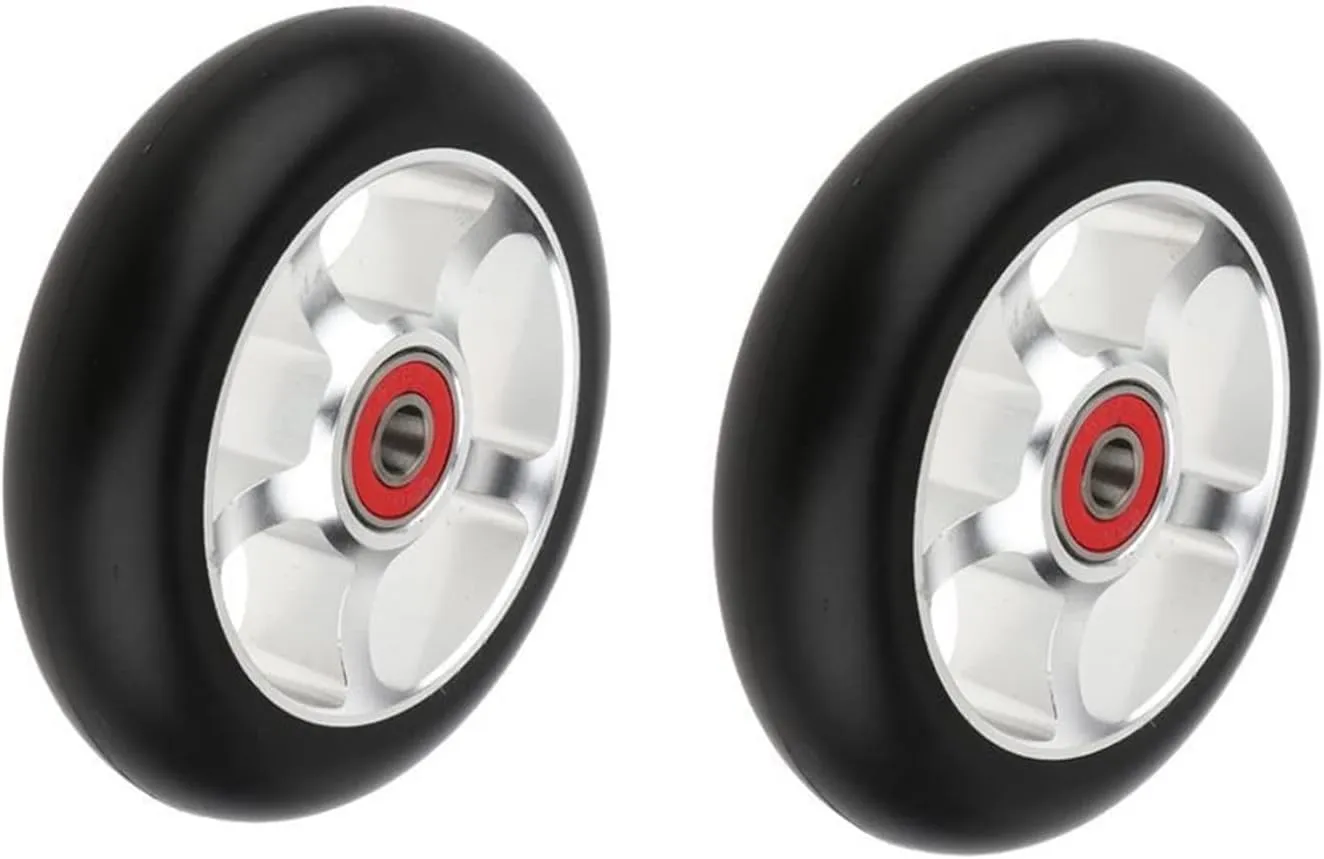 overproduction flashbulb dissimulate bellows sand Bearings & Bushings TRENDYBOY 2 Pcs Replacement 100mm Push/Kick/Stunt Scooter Wheels with 