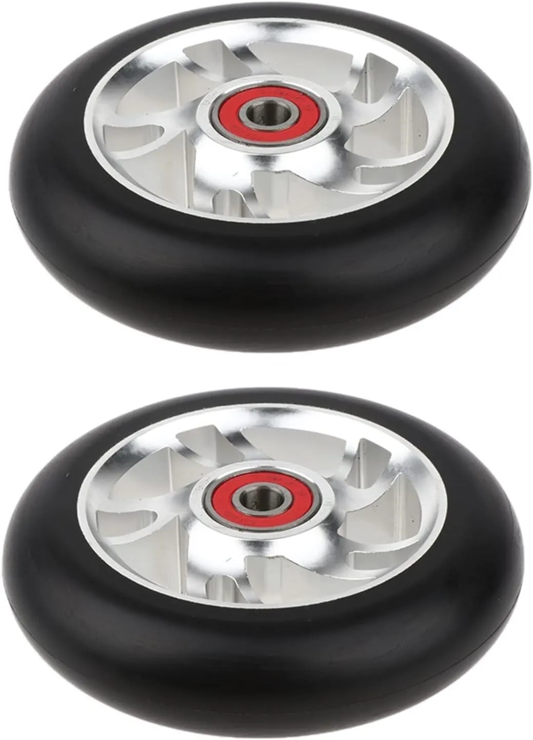 overproduction flashbulb dissimulate bellows sand Bearings & Bushings TRENDYBOY 2 Pcs Replacement 100mm Push/Kick/Stunt Scooter Wheels with 