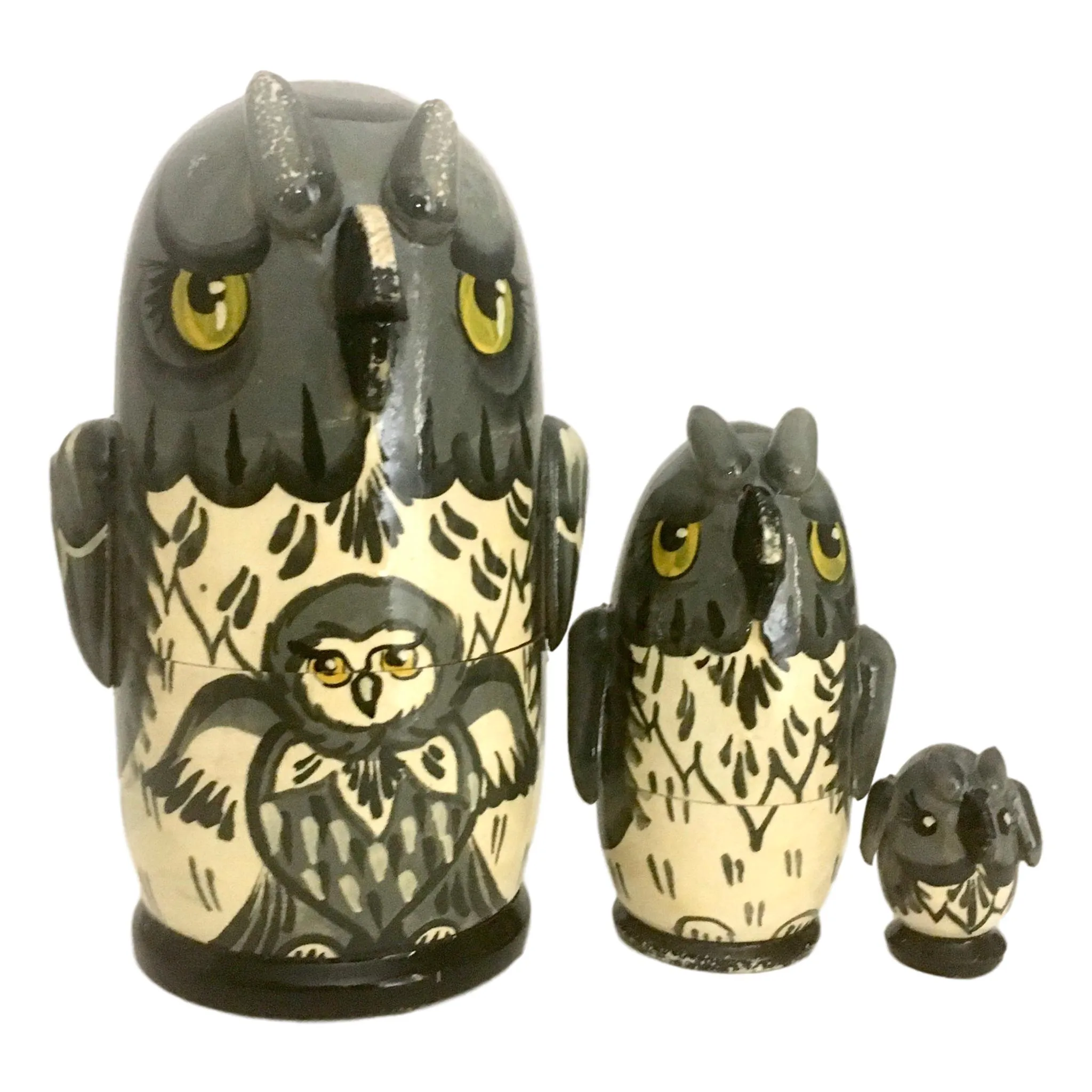 Owl matryoshka dolls
