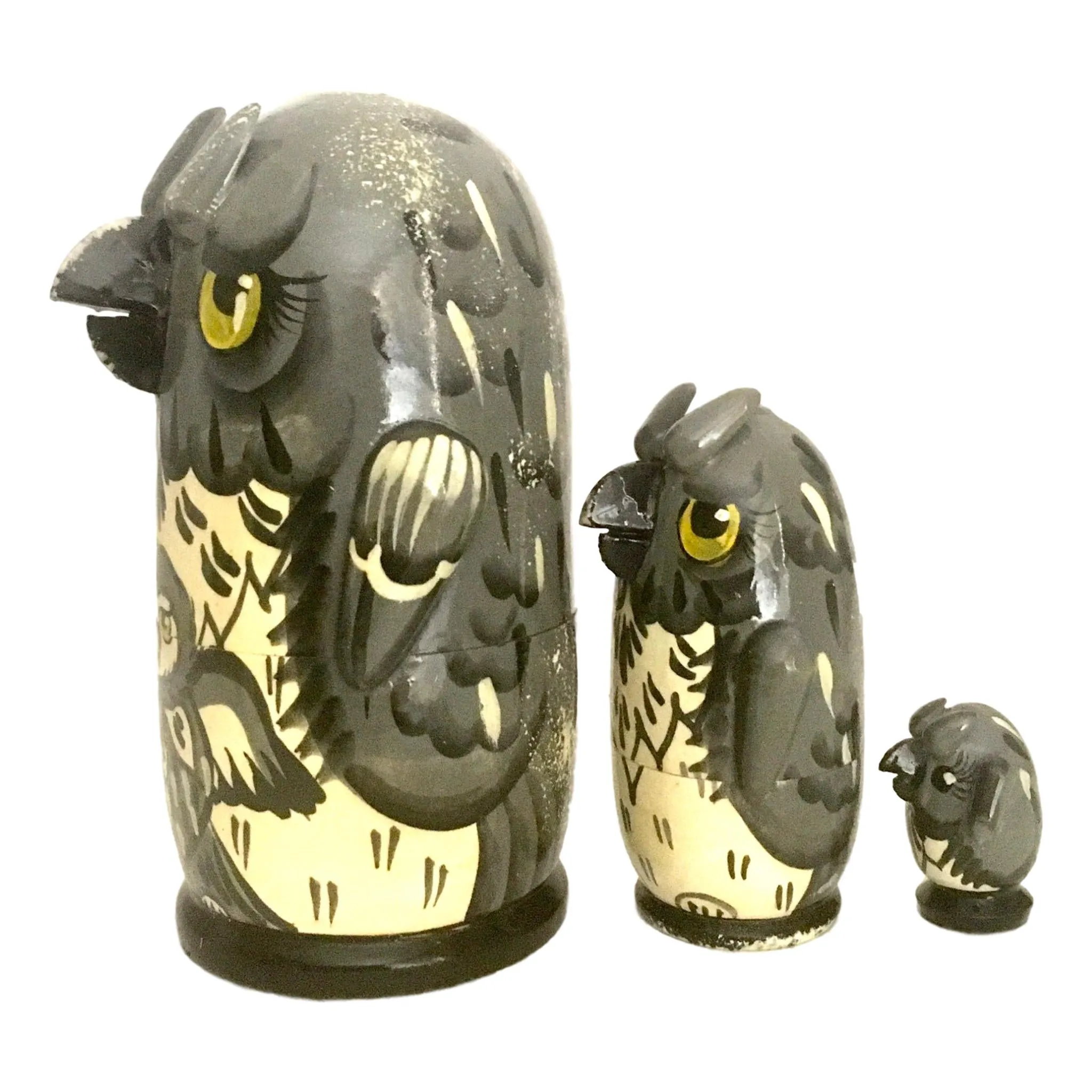 Owl matryoshka dolls