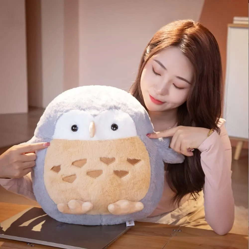owl Plush Toys, Boys Daughter Christmas, Birthday Gifts. (Grey) JOSON Owl Animal Plush Children's realm spatter Pillow, Super Soft owl Pillow, Cute Furry 