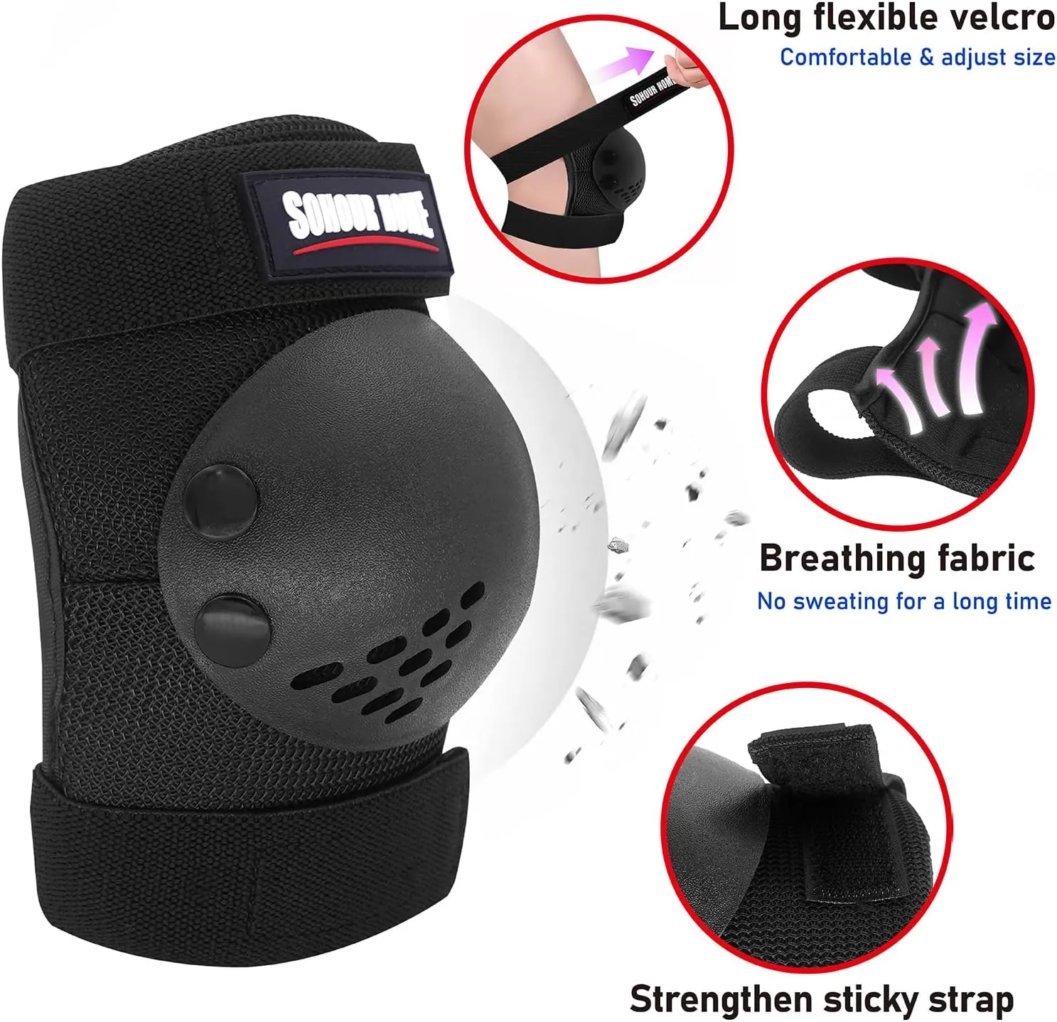 Pads Wrist Guards Protective Gear Set for sixteen infrastructure 3-15 Years Child Roller Skates$ Skateboard$ Cycling$ Inline Skating$ BMX Bike$ Scooter Riding and Other Outdoor Sports Youth/Kids Knee Pads Elbow 