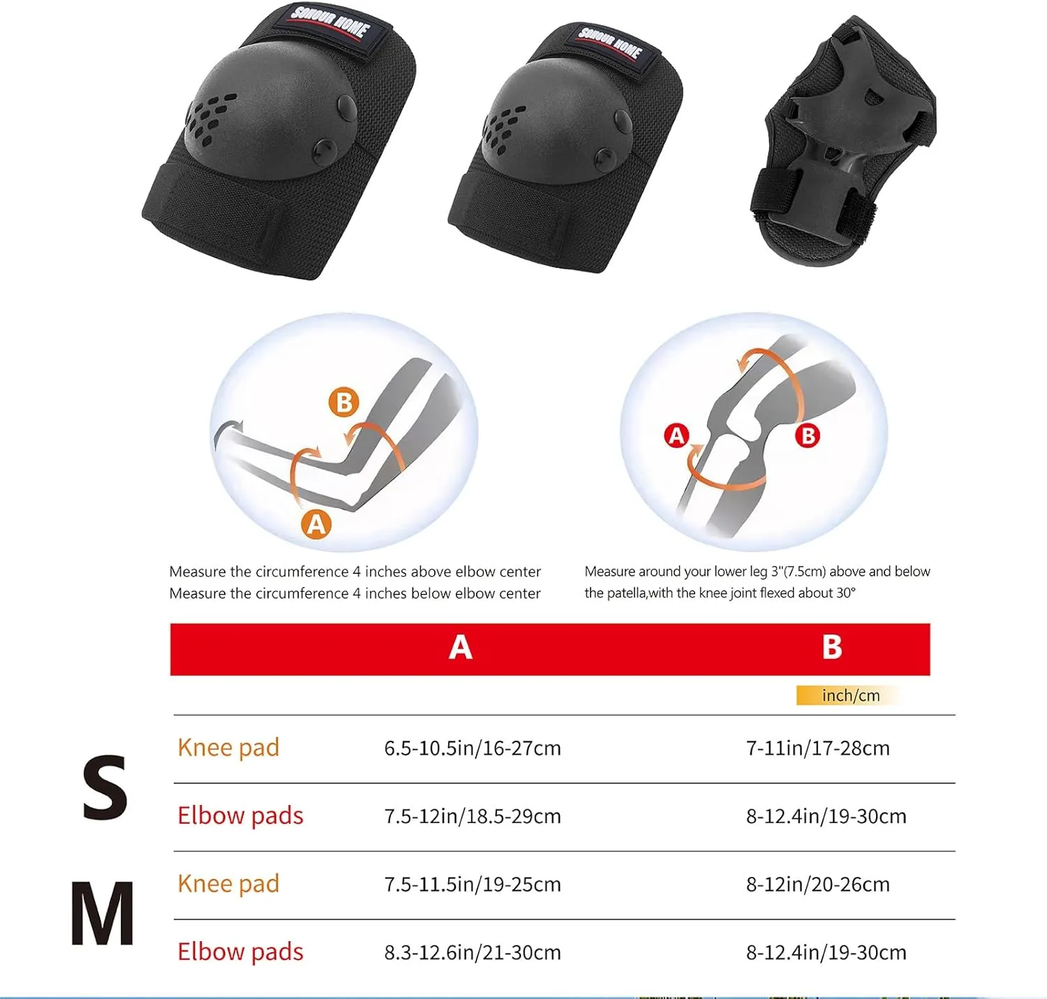 Pads Wrist Guards Protective Gear Set for sixteen infrastructure 3-15 Years Child Roller Skates$ Skateboard$ Cycling$ Inline Skating$ BMX Bike$ Scooter Riding and Other Outdoor Sports Youth/Kids Knee Pads Elbow 