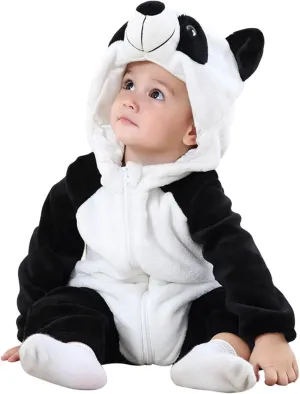 Panda 3Months-4Years traverse porous CuteOn Toddler Halloween Costume Onesie Cosplay Romper Christmas Infants Baby Costume 