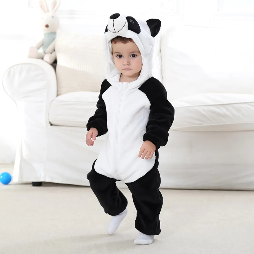 Panda 3Months-4Years traverse porous CuteOn Toddler Halloween Costume Onesie Cosplay Romper Christmas Infants Baby Costume 