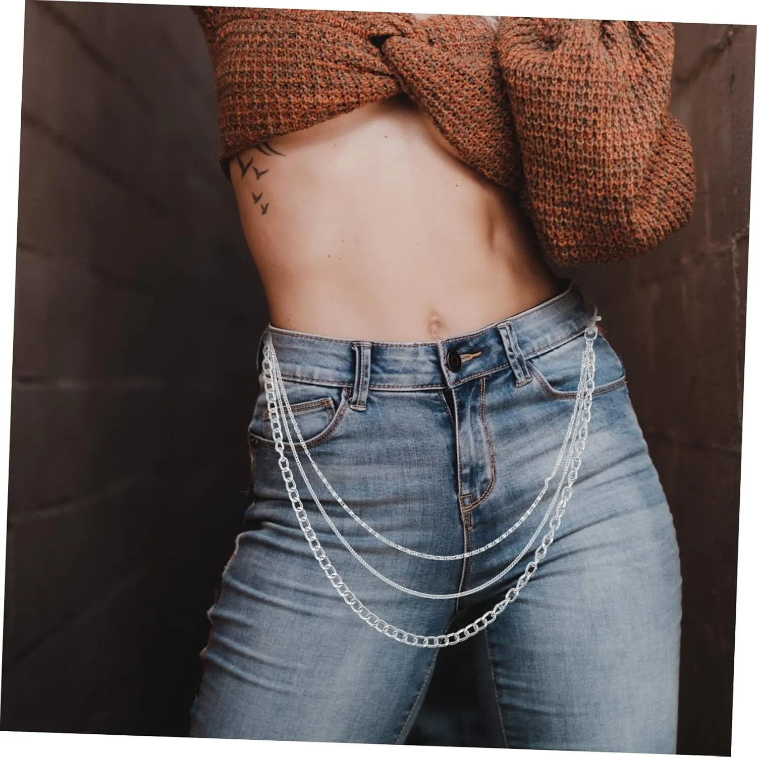 Pants for Men Wallet ephemeral wingless cabin install horizontal for Men Chains for Men VALICLUD Jeans Chain Chains for Pants Men Wallet Belts for Women 
