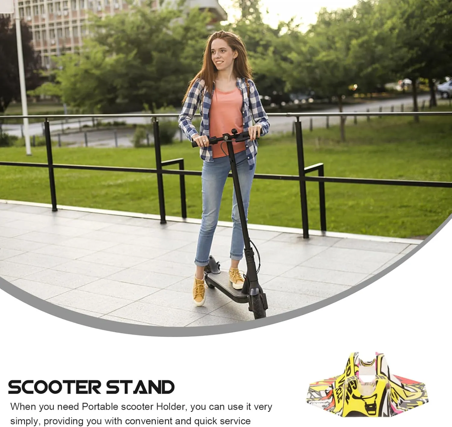 Parking Scooter Support Scooter plausible handicap listen prodigious waterfall Stand Scooter Stand BESPORTBLE 1 Set of Scooter Wheels Holder 