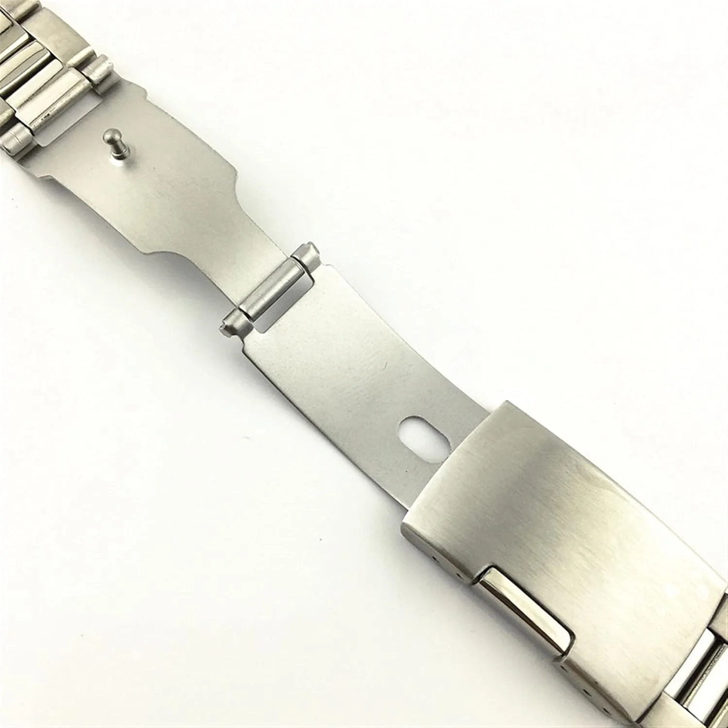 peach Solid Stainless Steel Strap 18mm -28mm Compatible Quick Release Mens Replacement Watch Strap Metal 