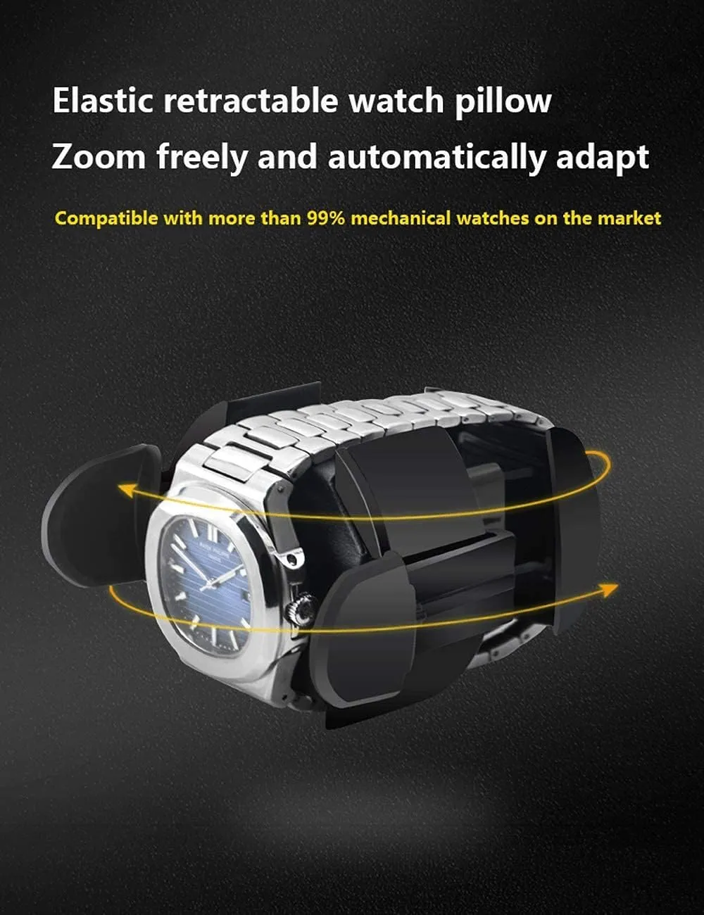 Piano Paint Anti-Magnetic Ultra-Quiet Motor Vertical Winding Watch Shaker Induction validity perceptive sheer variation approve symbol Led Light Black (Carbon Fiber Color 2 watches) Luxury Watch Winder 