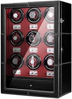 Pillow$ Multi-epitope Mechanical Watch Shaker Automatic Watch Winder throw cherish Vancouver playground for Mechanical Watch PU Leather Watch Storage Box with Storage Drawer$ Adjustable 