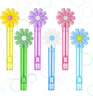 Pinata Goodie Bag Stuffers Gifts 30 Pcs Daisy Bubble Wands Pastel Flower Party Favors Groovy Hippie Bubble Makers for Birthday Wedding Supplies, Prizes, danger Goodie Bags, 