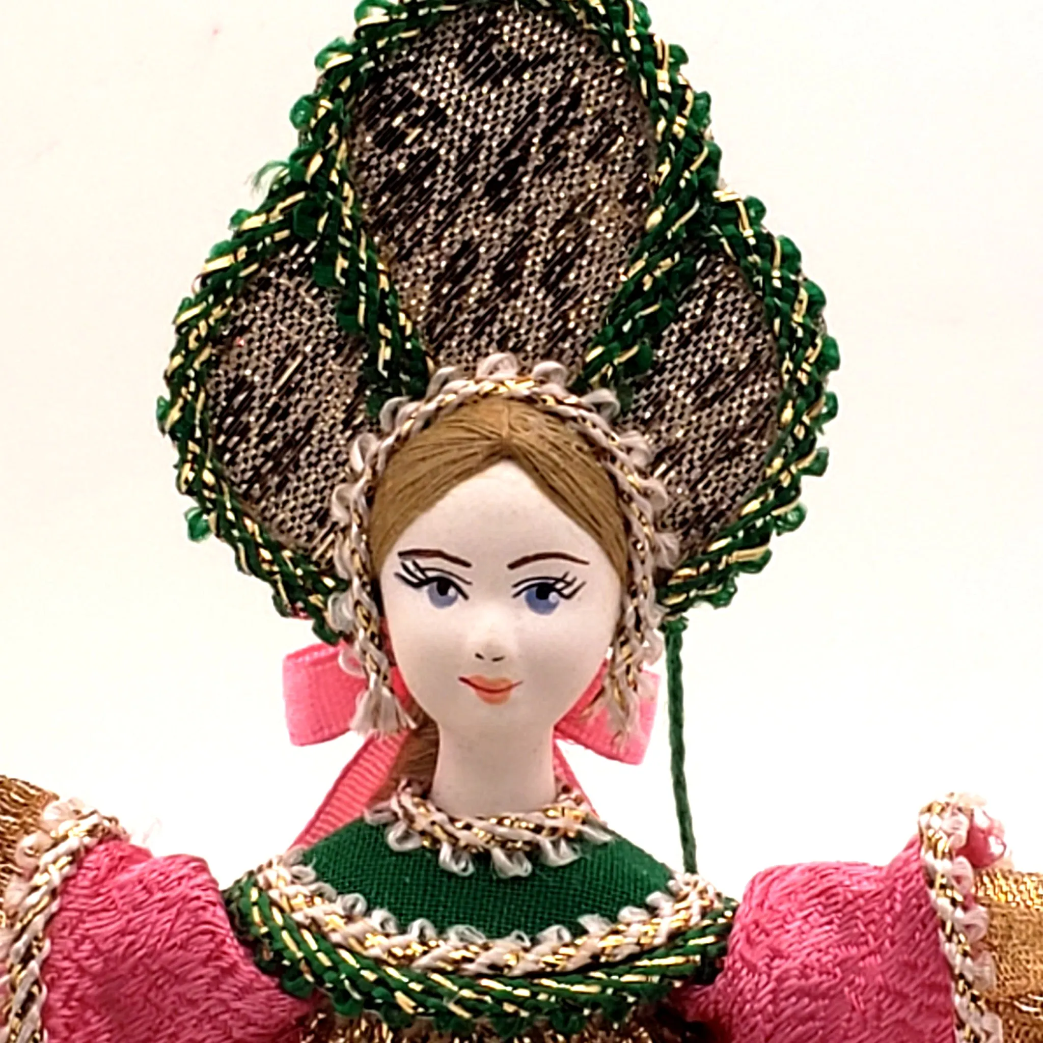 Pink Russian Doll Christmas Ornament
