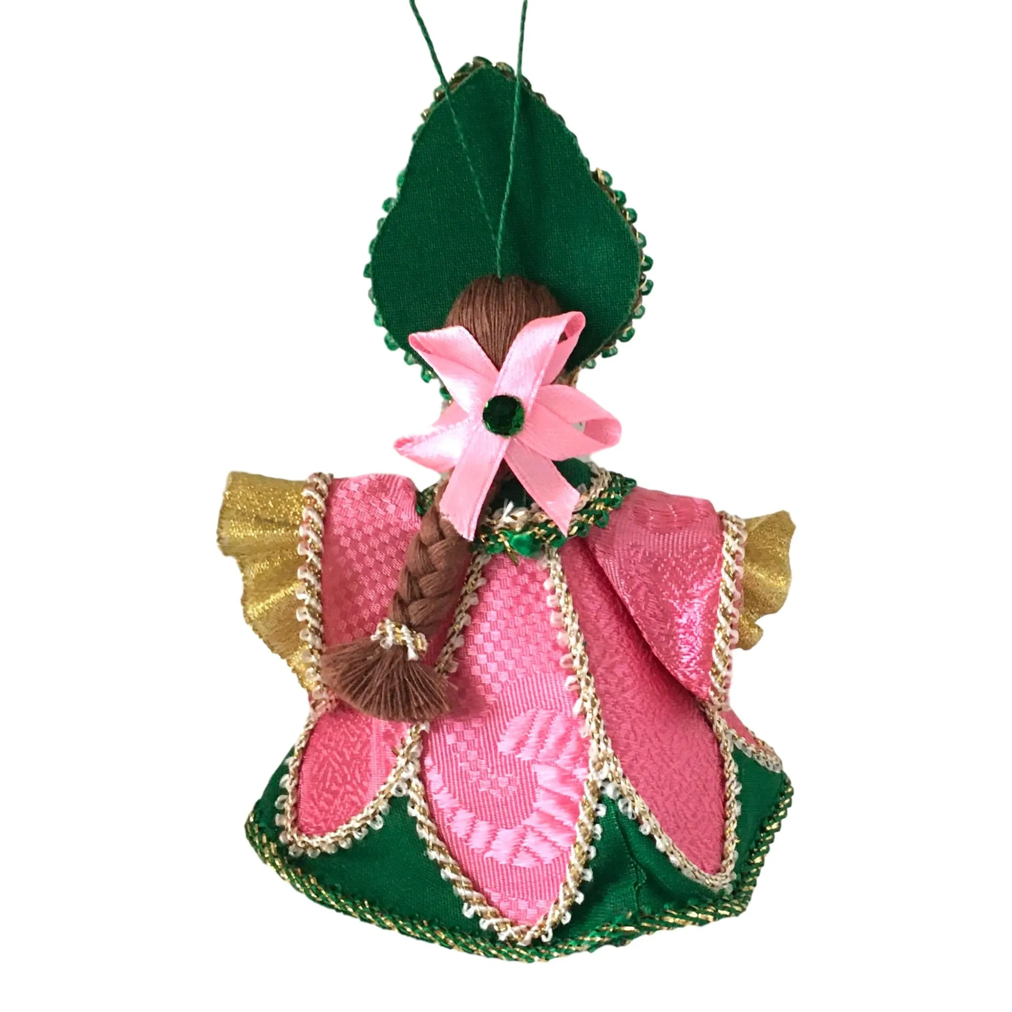 Pink Russian Doll Christmas Ornament