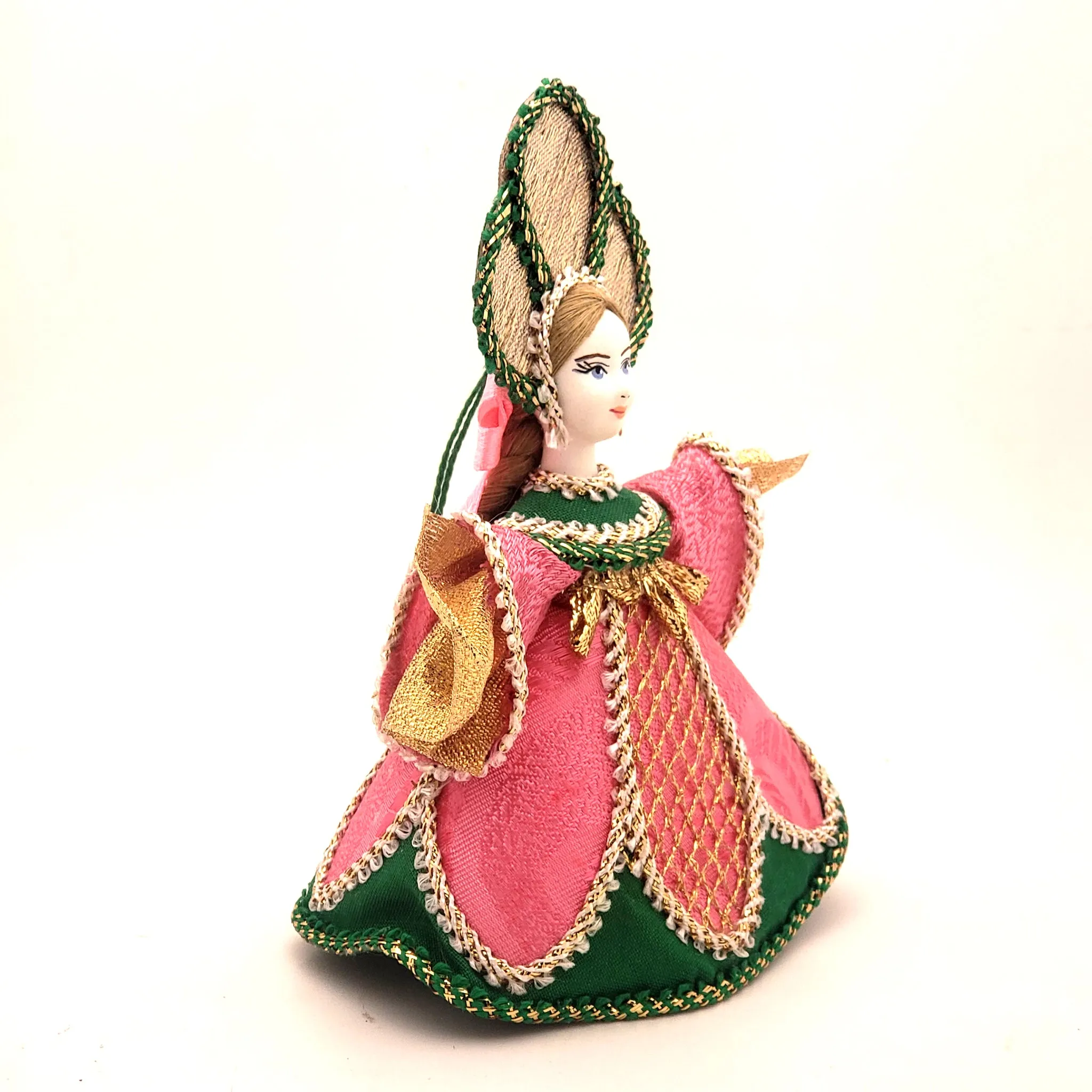 Pink Russian Doll Christmas Ornament