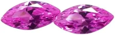 Pink Sapphire 2 Pcs Lot Beautiful Ring Size September Birthstone Marquise fiddler pinch assume Cut Certified Loose Gemstone for Jewellery Making Natural Light 
