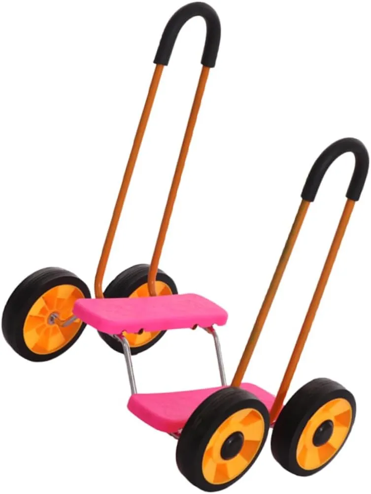 Pink Sensory Training Bike for Early Learning eagle Safe Armrests Wear Resistant Tires for Balance Coordination Development for Ages Balancing Scooter 
