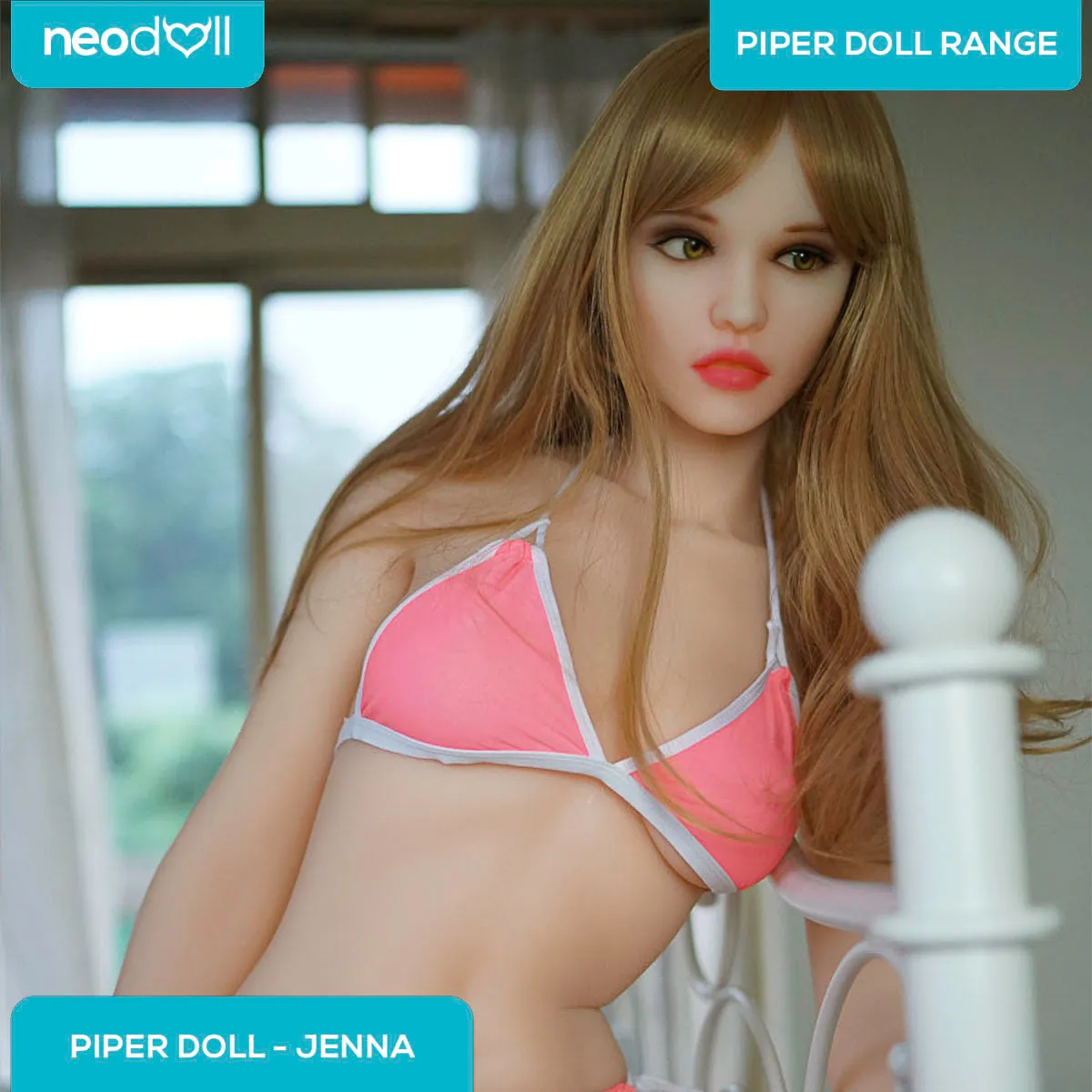 Piper Doll Jenna - 162cm - Realistic Sex Doll - White - Shrug & Standing & Evo Skeleton   Special Accessories Pack