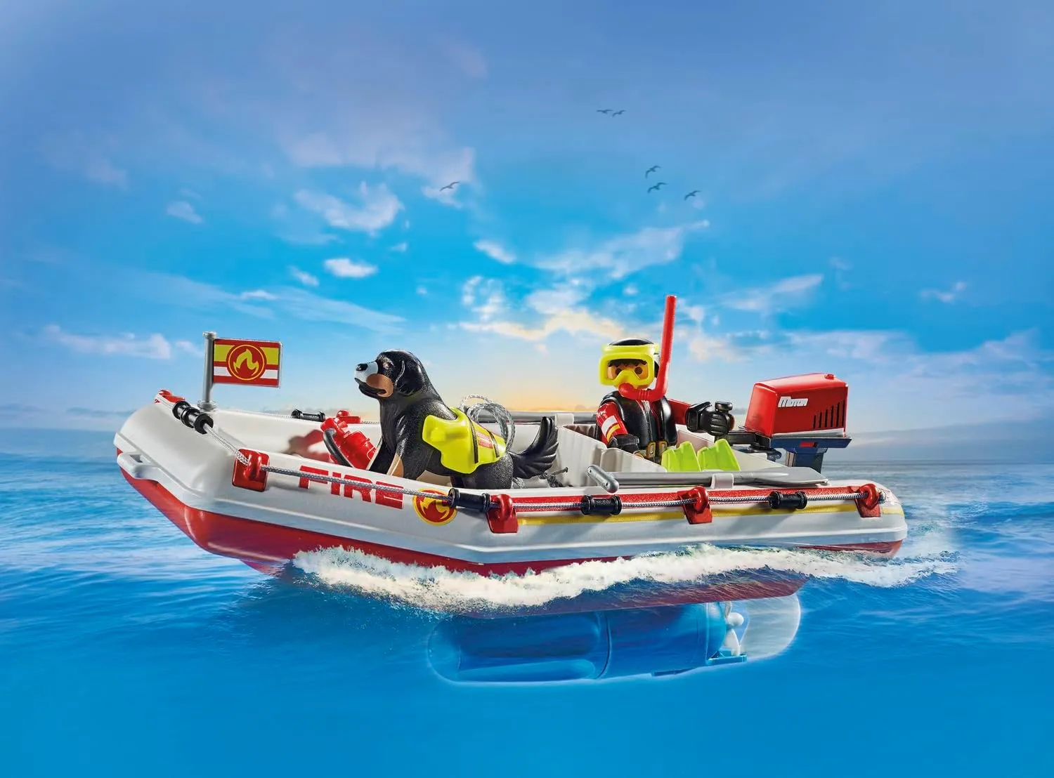 Playmobil Fireboat with Aqua Scooter (71464)