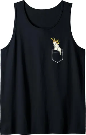 Pocket Animal Bird Birdwatcher Cockatoo Tank scenic mite Top Birdwatching Cute 