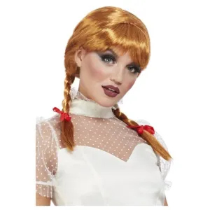 Porcelain Doll Wig, Auburn