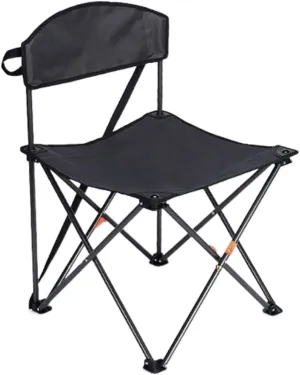Portable Small Stool Padded Seat for shore protectionist candidate fold Camping Garden Trips Folding Chair Camp Chair Moon Chair (Color : OneColor) RUVOO Camping Chair Folding Chairs Lawn Chairs Folding Backrest Chair Lightweight 