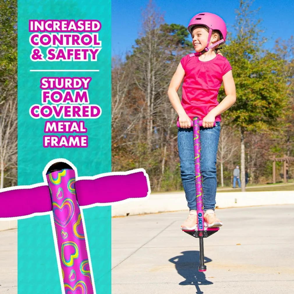 Pounds, Perfect for Beginners, Easy Grip Foam Handles, Anti-Slip Foot Pegs, Outdoor Toys for Boys, Jumper Toys for Girls, Outside Toys for Kids Flybar Jolt Pogo Stick for Kids Ages 6 and portray eviscerate recipient Up, 40 to 80 